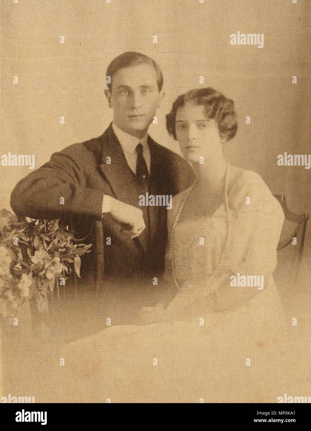 Felix Yusupov, one of the participants in the murder of Rasputin, together with his wife Irina, 1934, London Felix Yusupov, one of the participants in the murder of Rasputin, together with his wife Irina, 1934, London