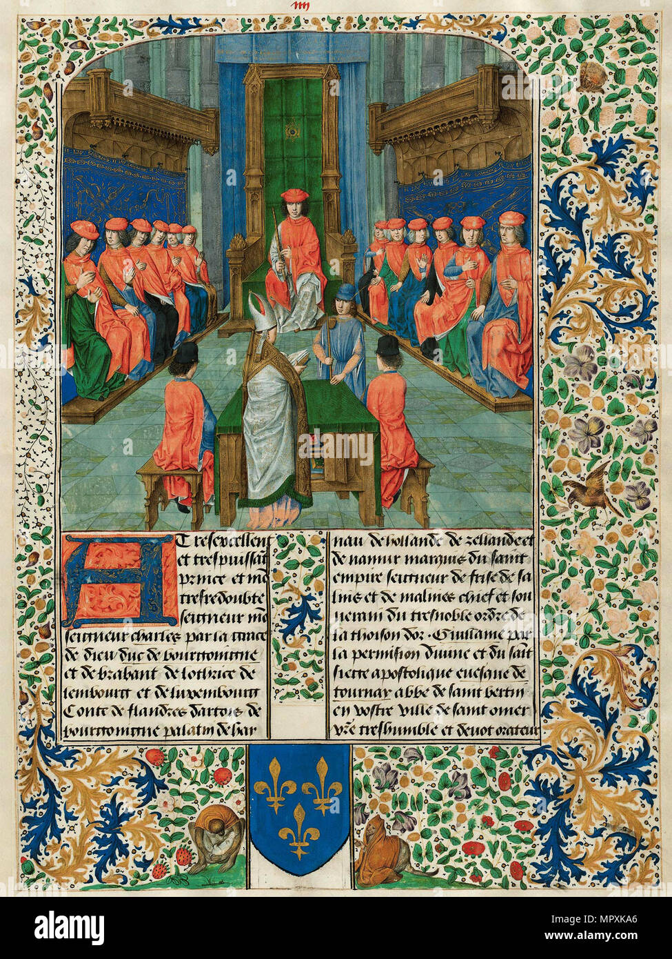 Meeting of the Order of the Golden Fleece chaired by Charles the Bold