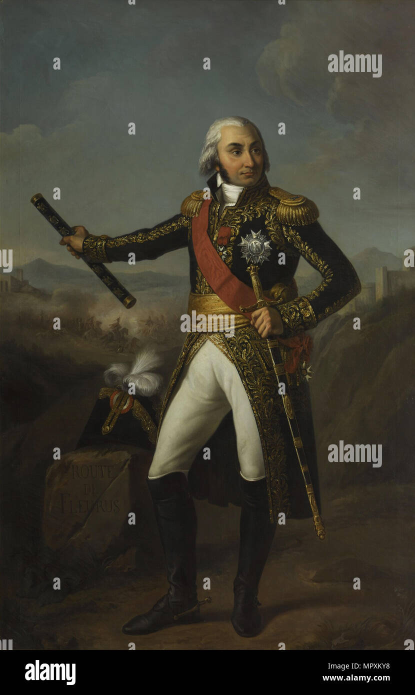 Portrait of Comte Jean-Baptiste Jourdan (1762-1833). Stock Photo