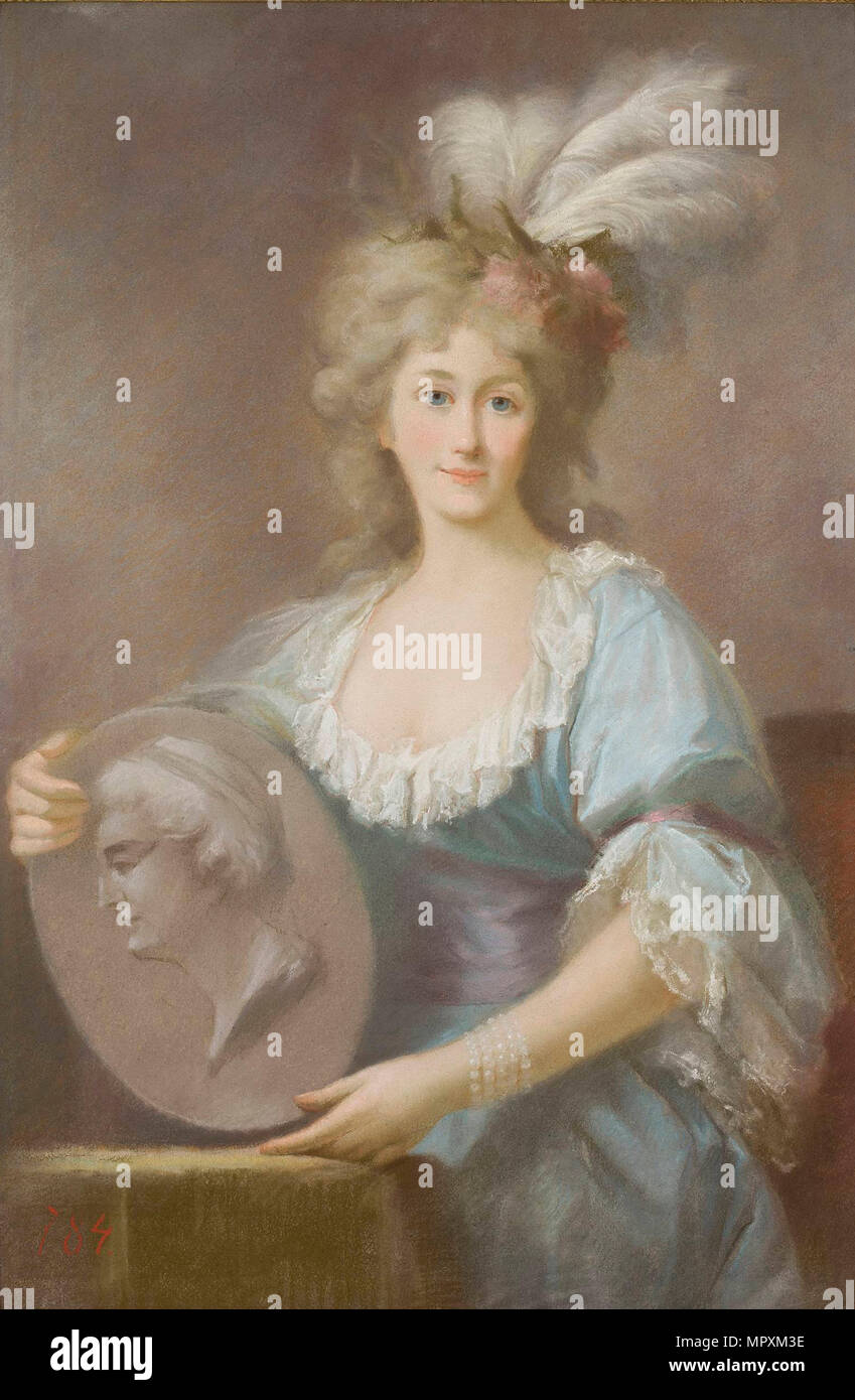 Duchess Dorothea of Courland, née Countess von Medem (1761-1821) , ca 1792. Stock Photo