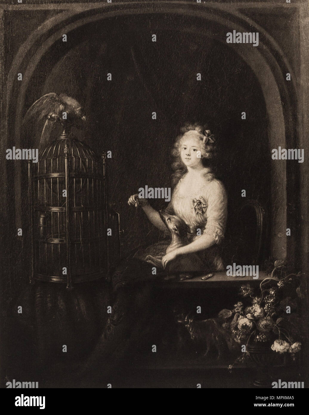Portrait of Countess Yekaterina Petrovna Rostopchina (1776-1859 Stock ...