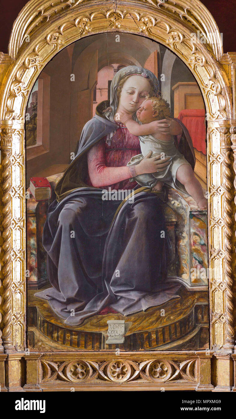 Madonna of Tarquinia, 1437. Stock Photo