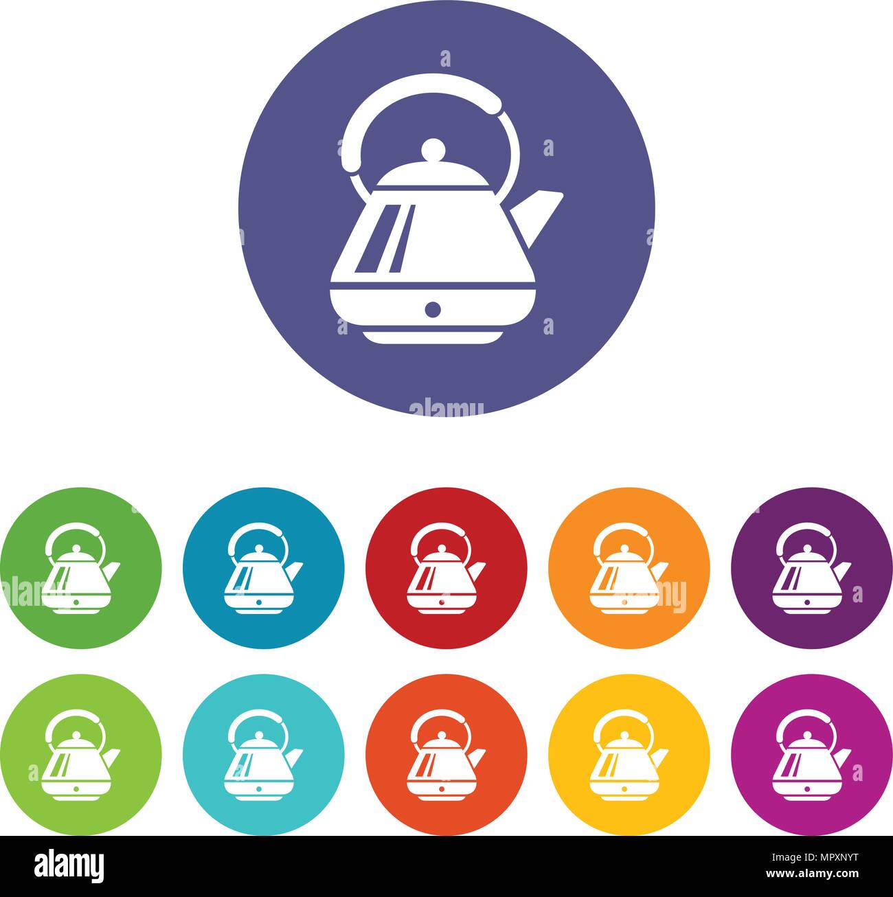 Big kettle icon, simple style Stock Vector Image & Art - Alamy