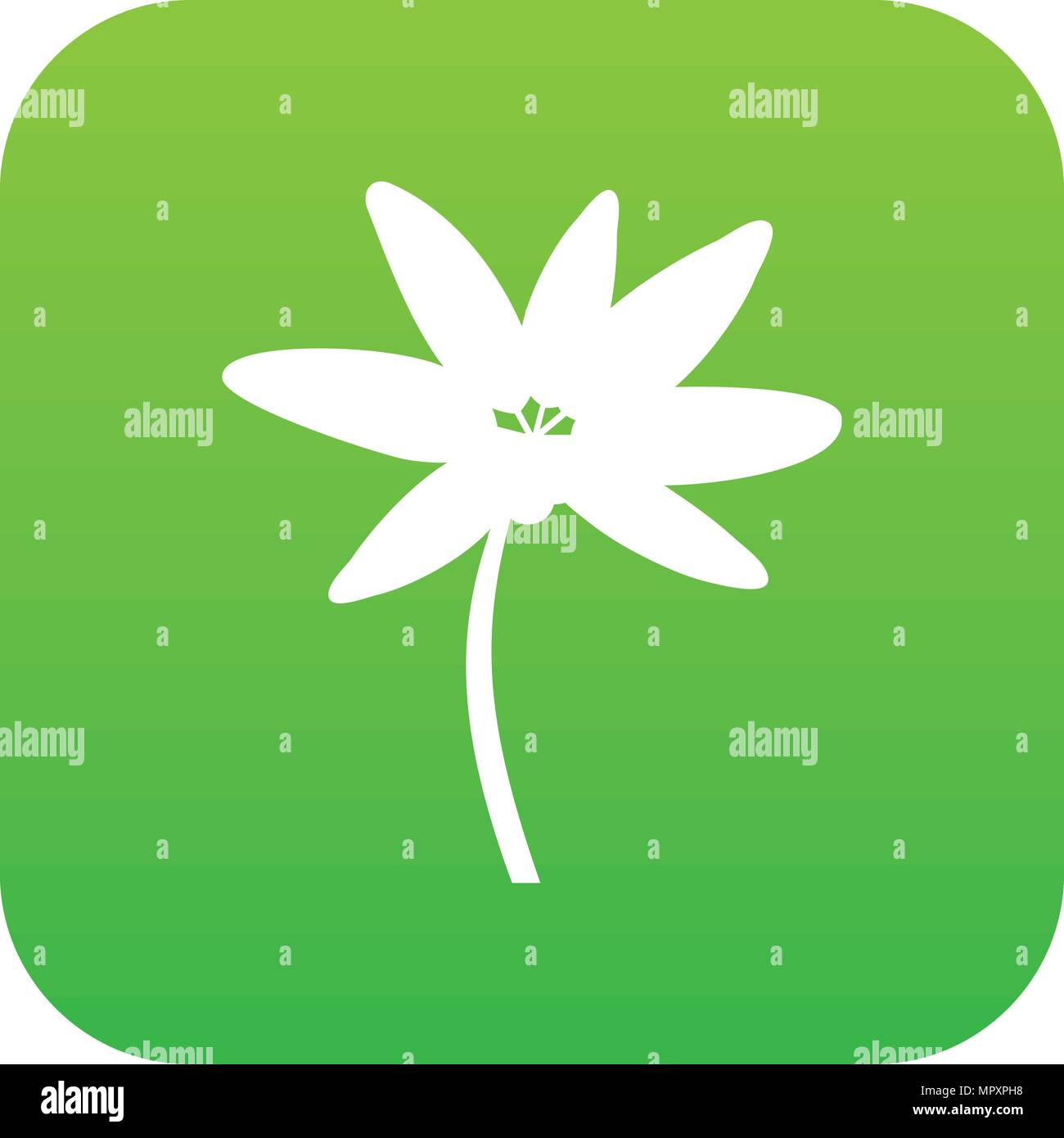 Tropical palm tree icon digital green Stock Vector Image & Art - Alamy