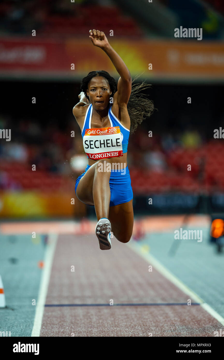 Women's Triple Jump Games 2018 Stock Photo Alamy