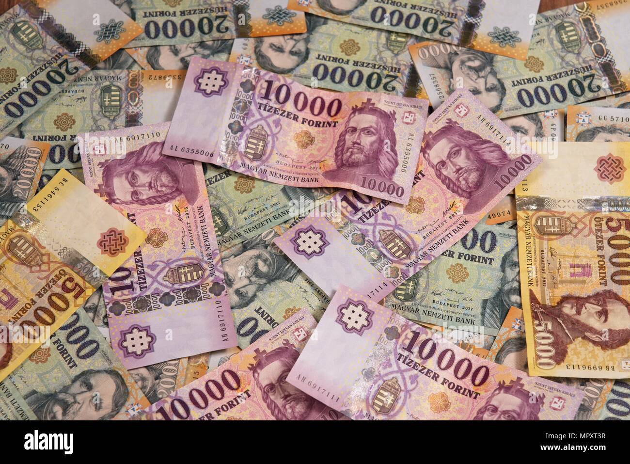 Hungarian Forint banknotes Stock Photo - Alamy