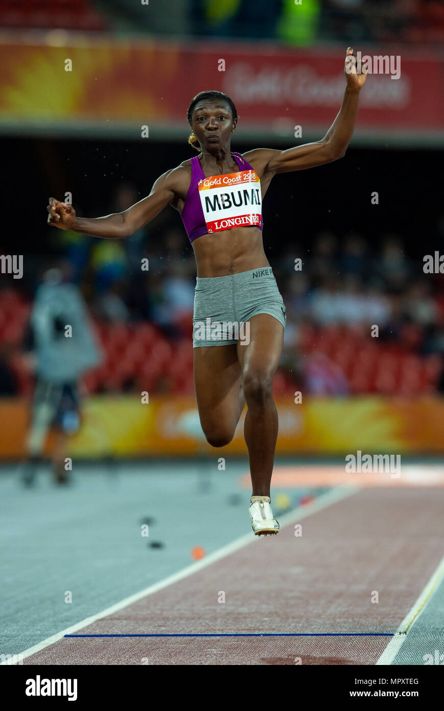 Women's Triple Jump Games 2018 Stock Photo Alamy