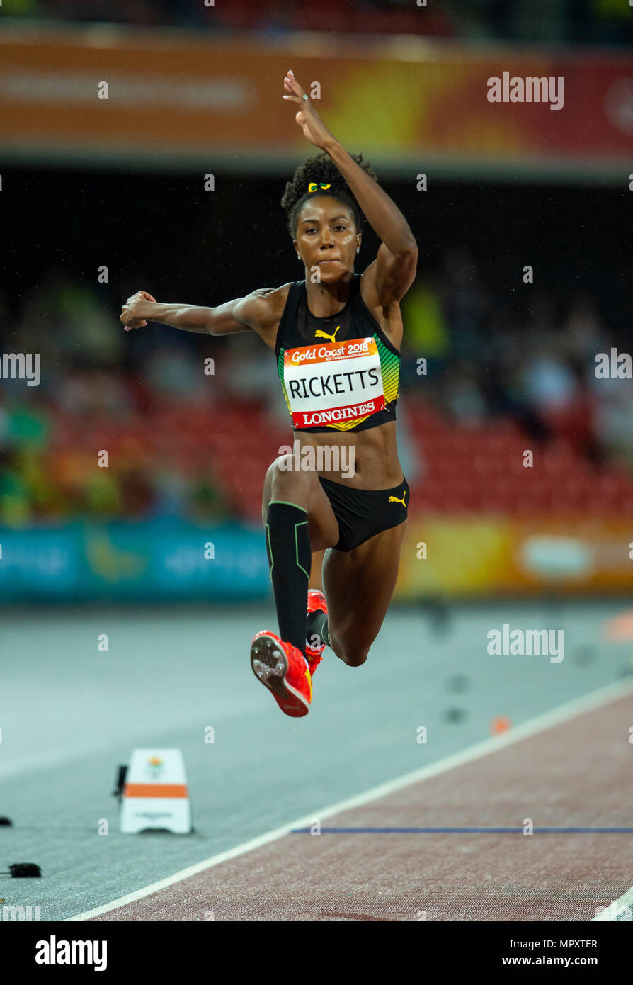 Women's Triple Jump Games 2018 Stock Photo Alamy