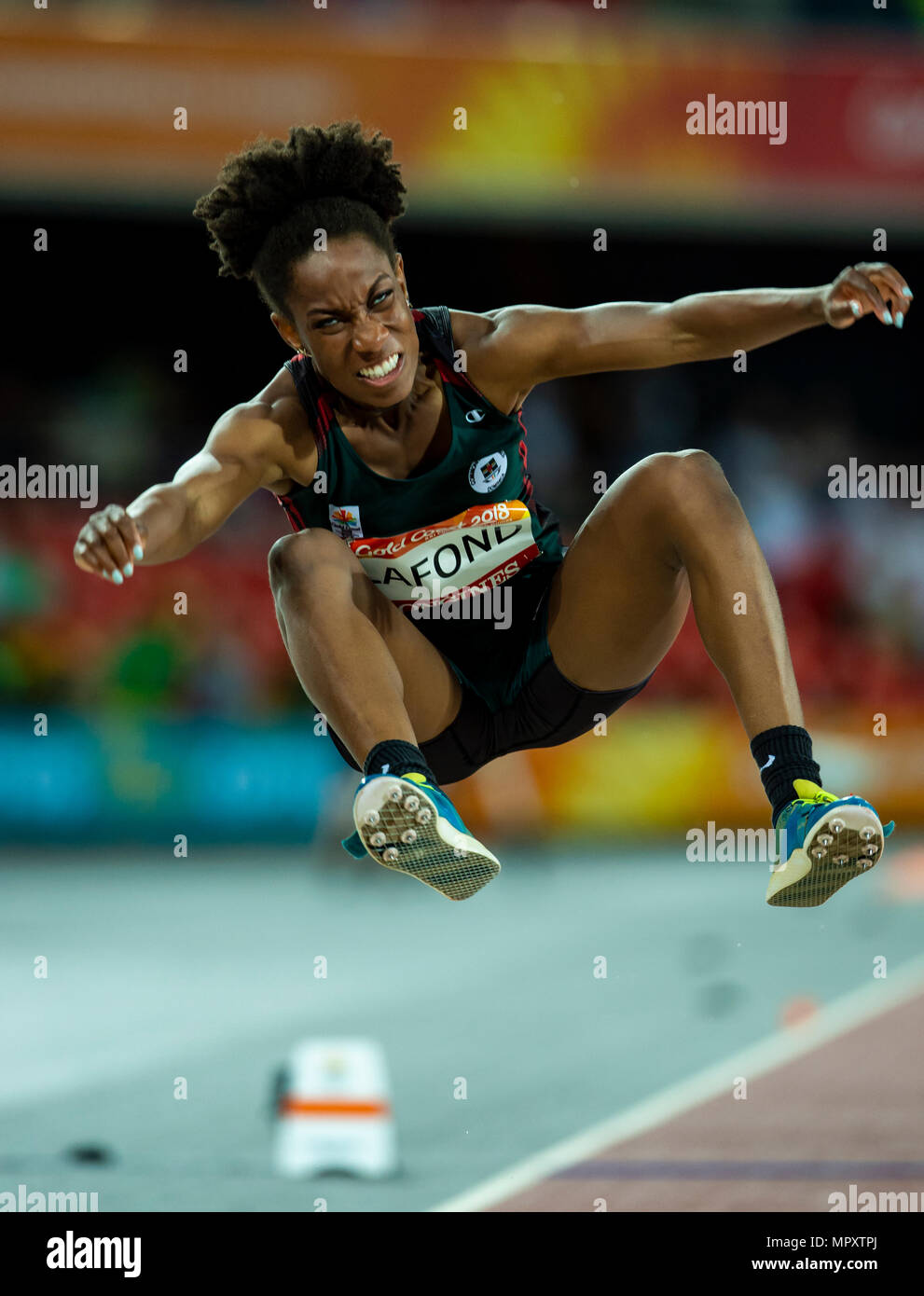 Women's Triple Jump Games 2018 Stock Photo Alamy