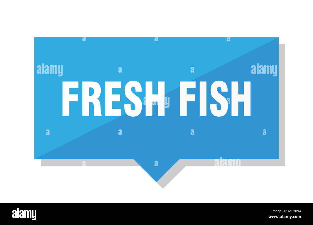 fresh fish blue square price tag Stock Vector Image & Art Alamy