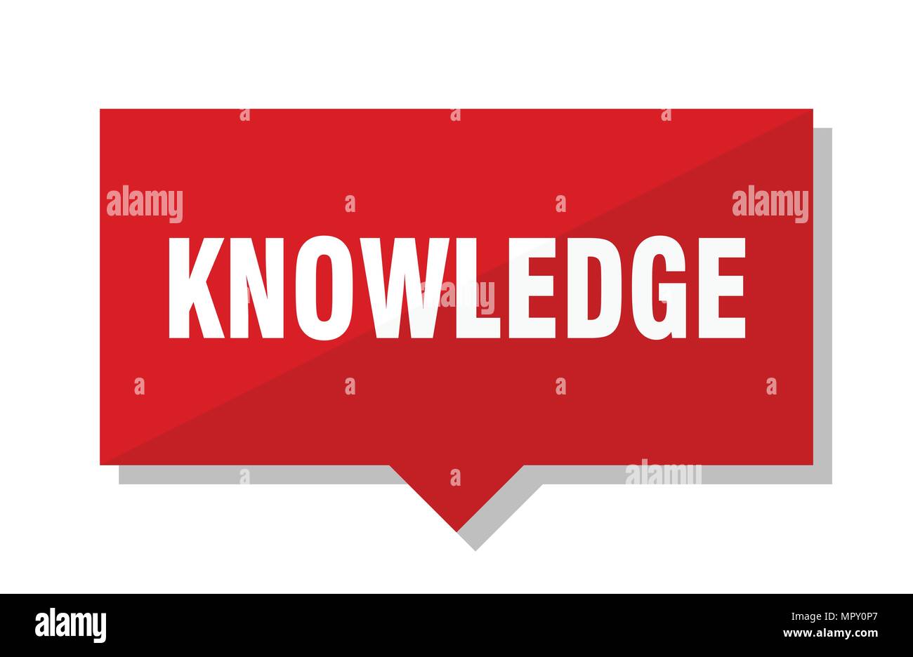 knowledge red square price tag Stock Vector Image & Art - Alamy