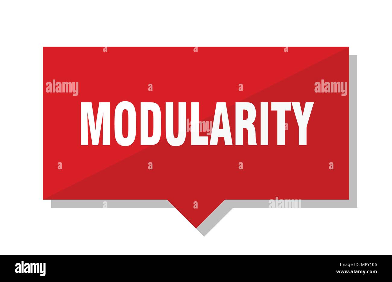 modularity red square price tag Stock Vector Image & Art - Alamy