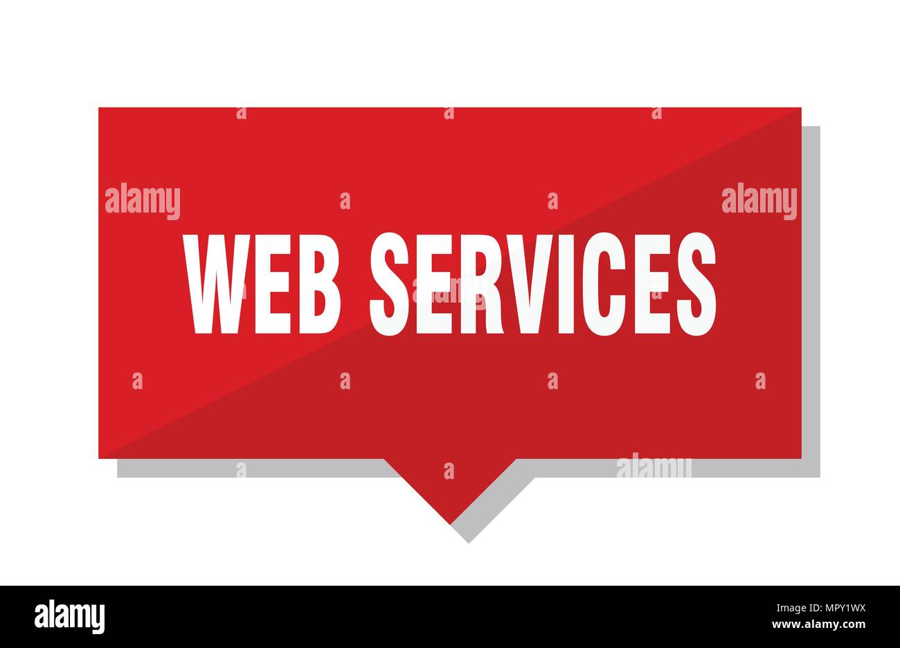 web services red square price tag Stock Vector Image & Art - Alamy