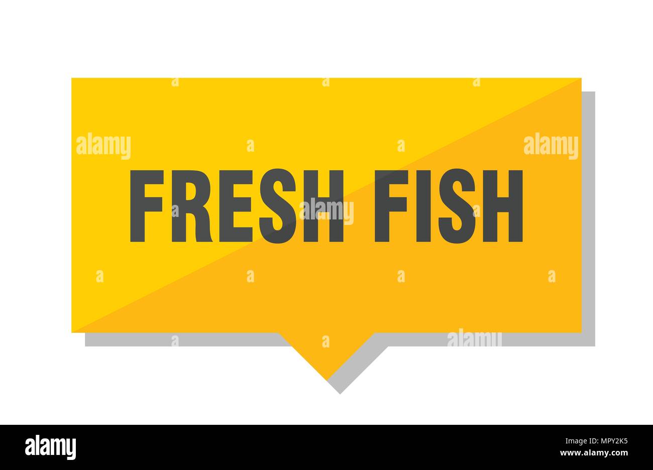 fresh fish yellow square price tag Stock Vector Image & Art Alamy