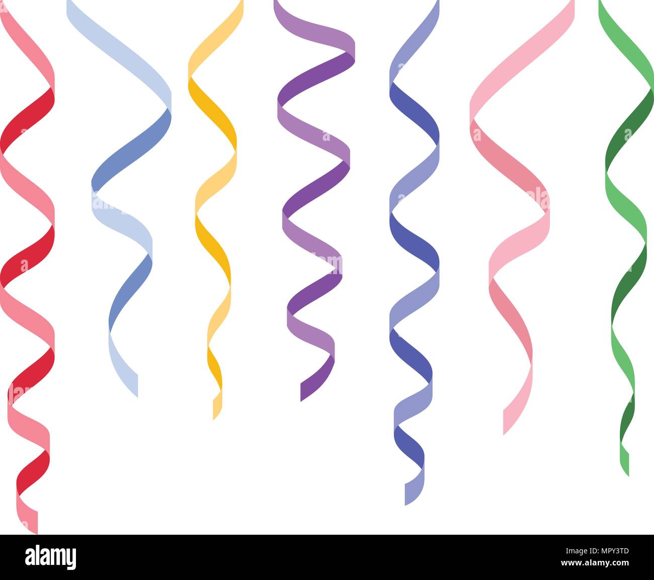 Black streamers Stock Vector Images - Alamy