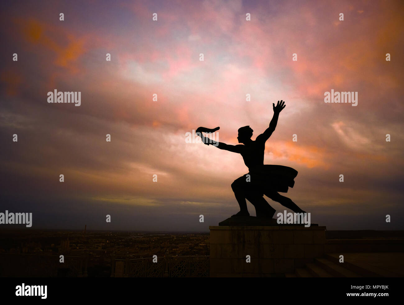 Statue of Liberty - Budapest - Hungary Stock Photo