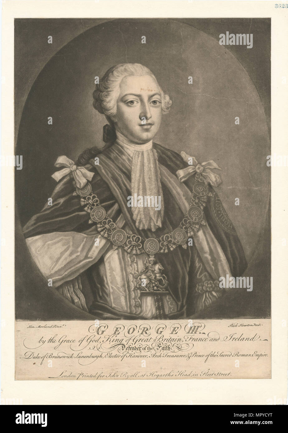 King George III of the United Kingdom (1738-1820), 1760. Stock Photo