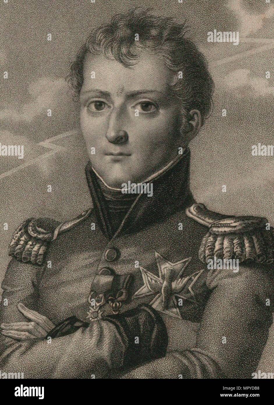 Louis Antoine de Bourbon, Duke of Enghien (1772-1804), . Stock Photo