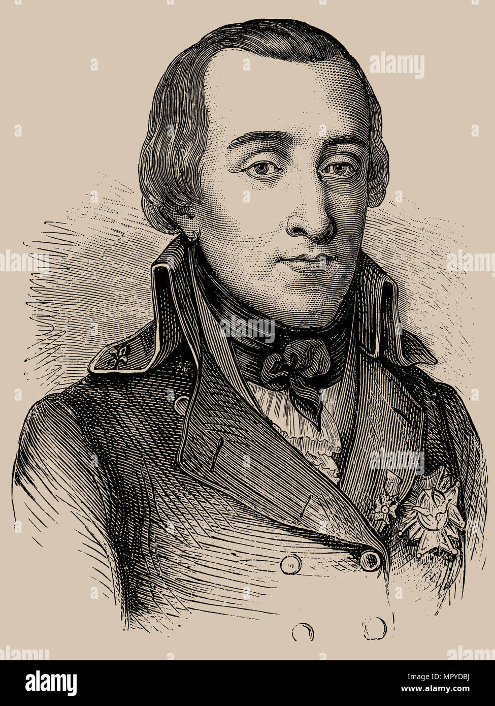 Louis Antoine de Bourbon, Duke of Enghien (1772-1804), 1889. Stock Photo
