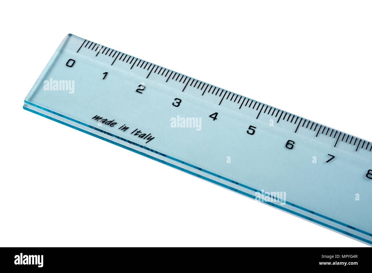 a millimeter ruler Stock Photo Alamy