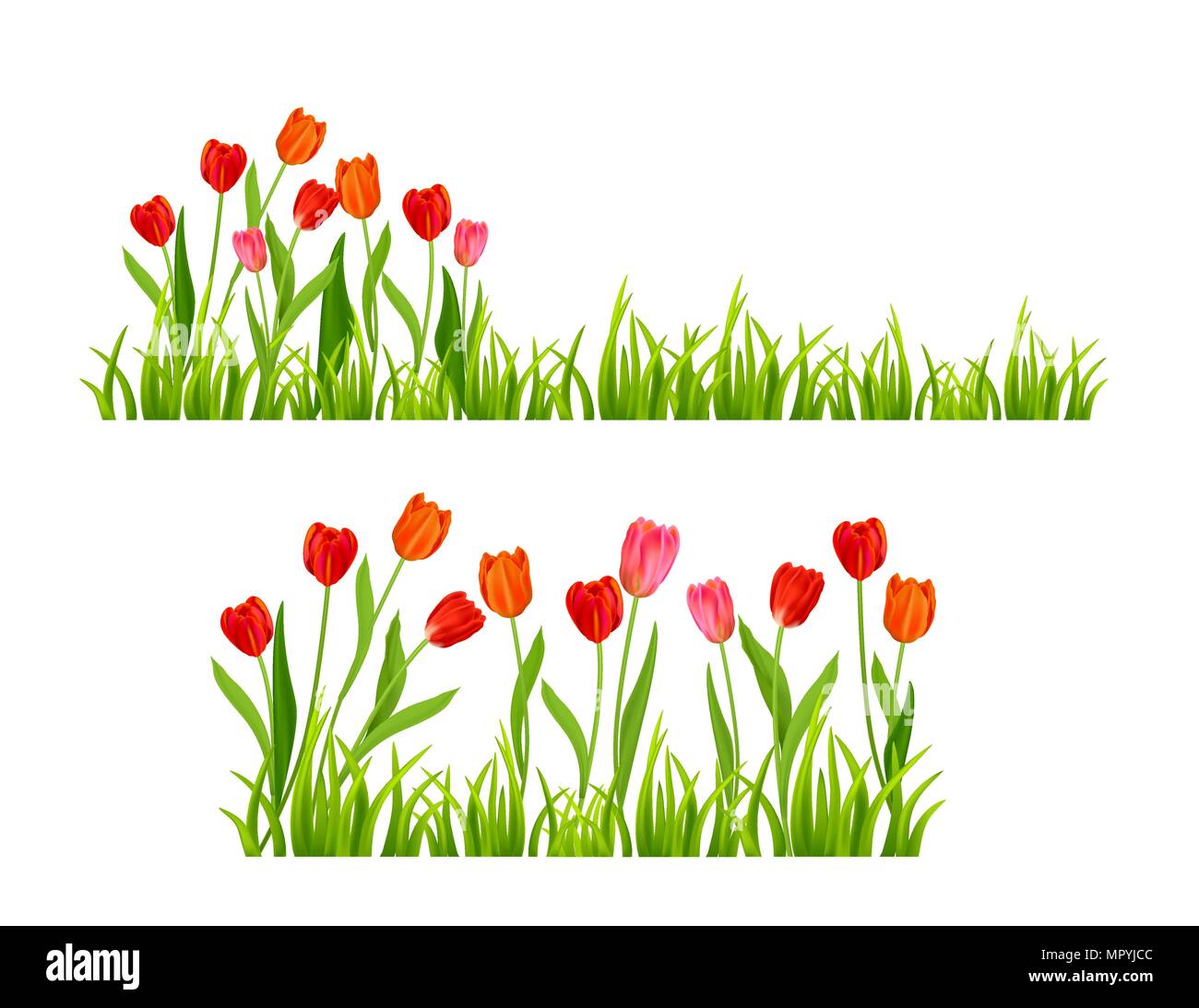 Spring flowers banners Stock Vector Image & Art Alamy