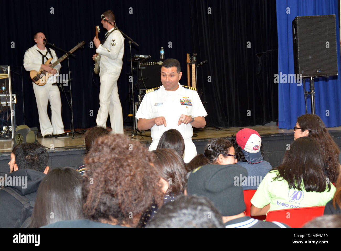 SAN ANTONIO (April 25, 2017) South Gate, Calif., native Capt. Edgardo