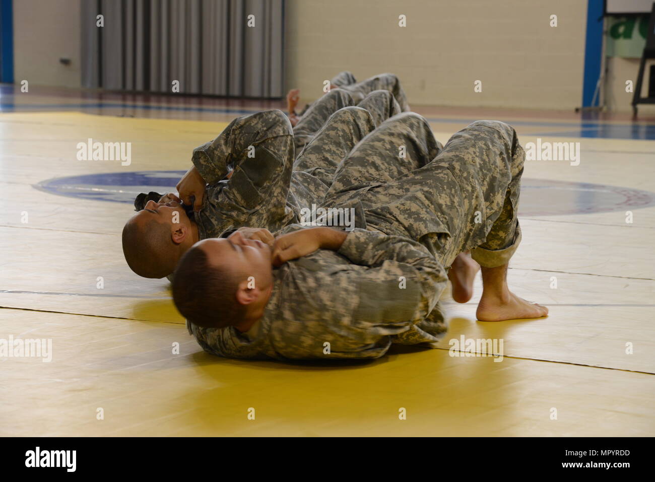 U.S. Soldiers assigned to Allied Forces North Battalion, execute a