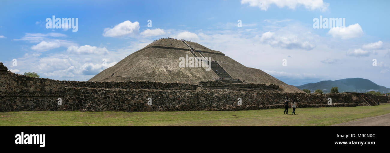 Pyramid of the Sun Stock Photo