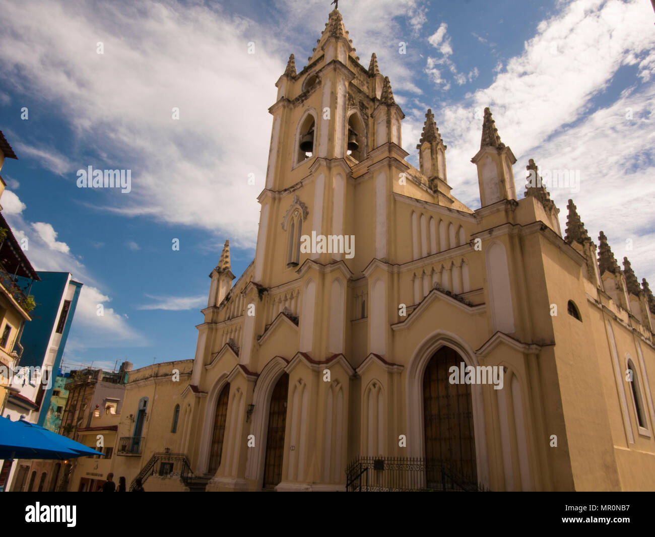Iglesia del Santo Angel Custodio, catholic church in Havana old town Stock  Photo - Alamy