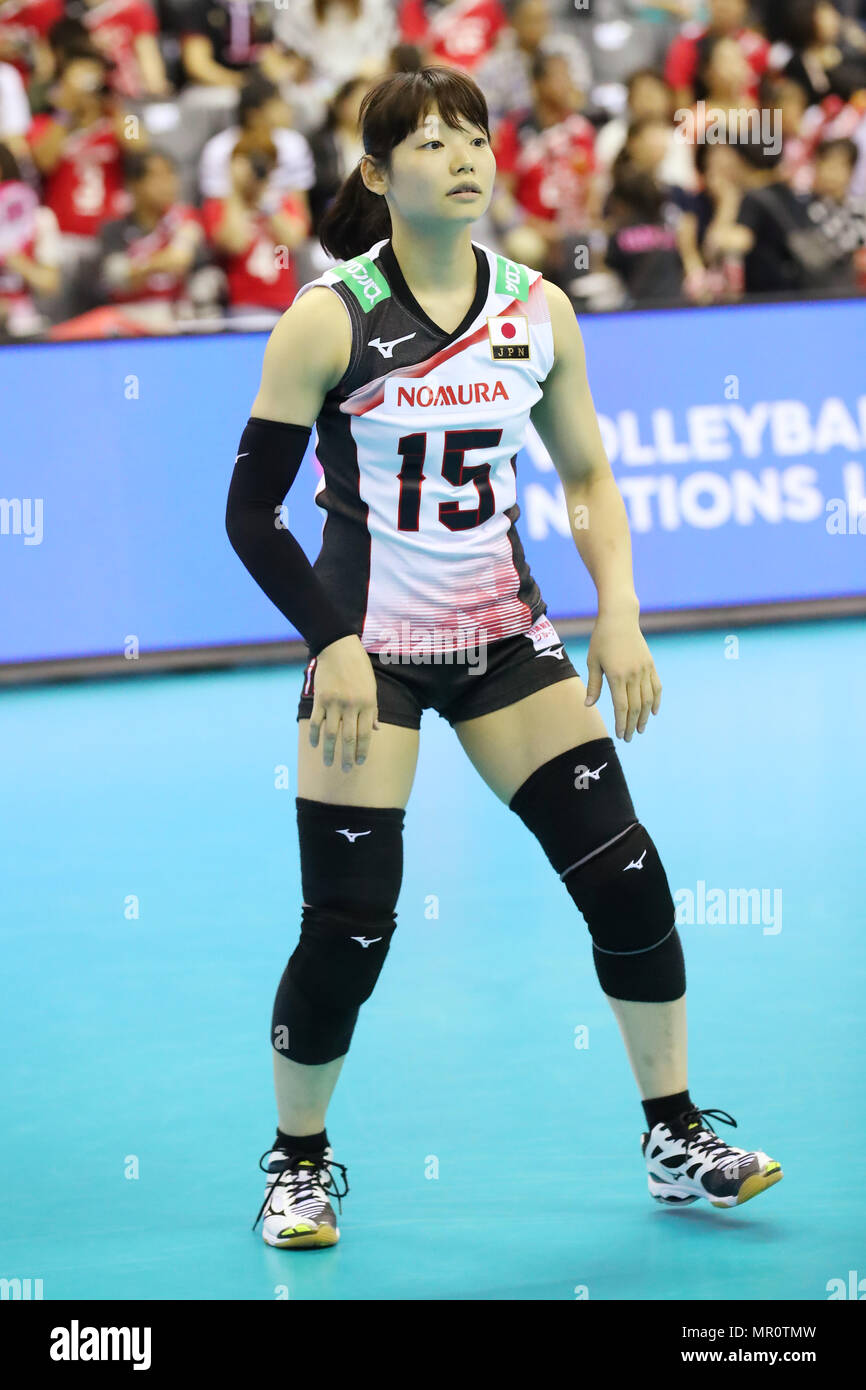 inoue kotoe Sky Hall Toyota, Aichi, Japan. 24th May, 2018. Kotoe Inoue (JPN), MAY 24,  2018 - Volleyball : FIVB Volleyball Nations League 2018 Women's Toyota  between Japan 0-3 Netherlands at Sky Hall Toyota,