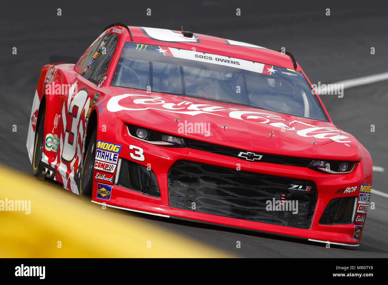 Concord North Carolina Usa 24th May 2018 Austin Dillon 3 Brings His Car Through The Turns During Practice For The Coca Cola 600 At Charlotte Motor Speedway In Concord North Carolina Credit Chris
