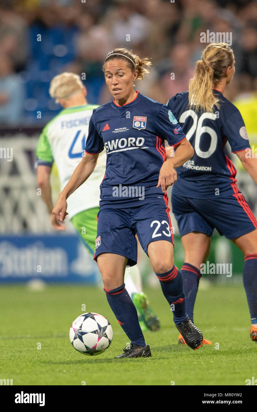 Camille Abily of Lyon during the UEFA Women's Champions League Final ...