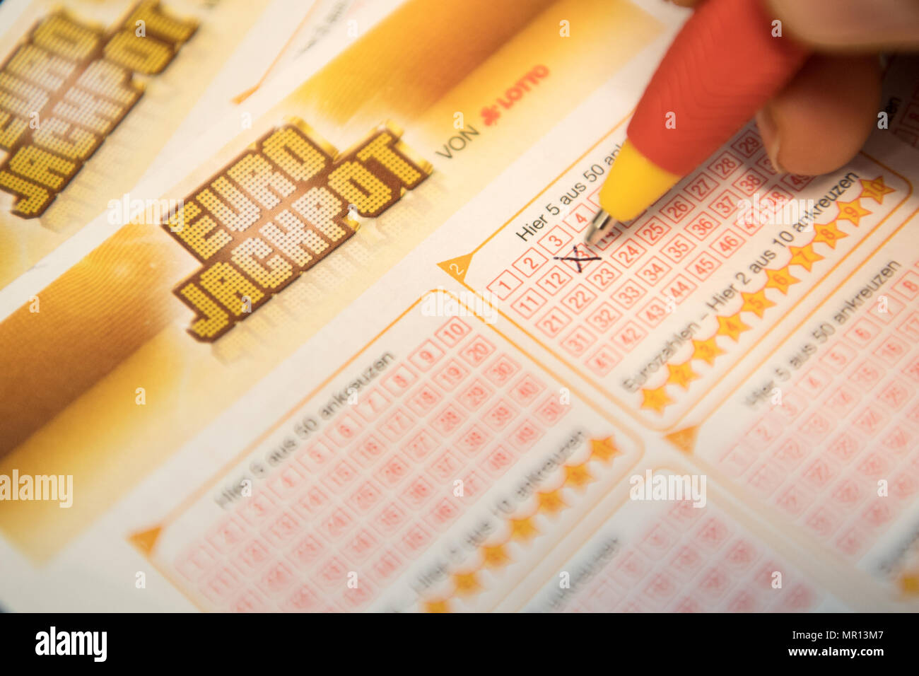 Eurojackpot ticket hi-res stock photography and images - Alamy