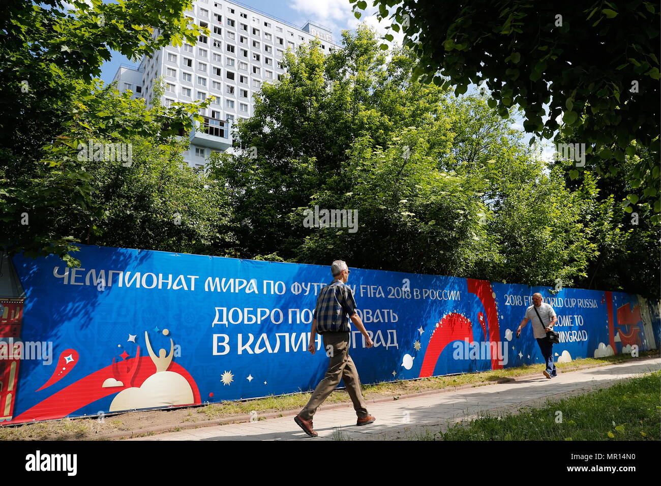 Kaliningrad Russia 25th May 2018 Kaliningrad Russia May 25