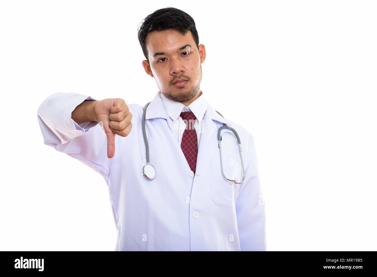 Doctor giving shot to man hi-res stock photography and images - Alamy