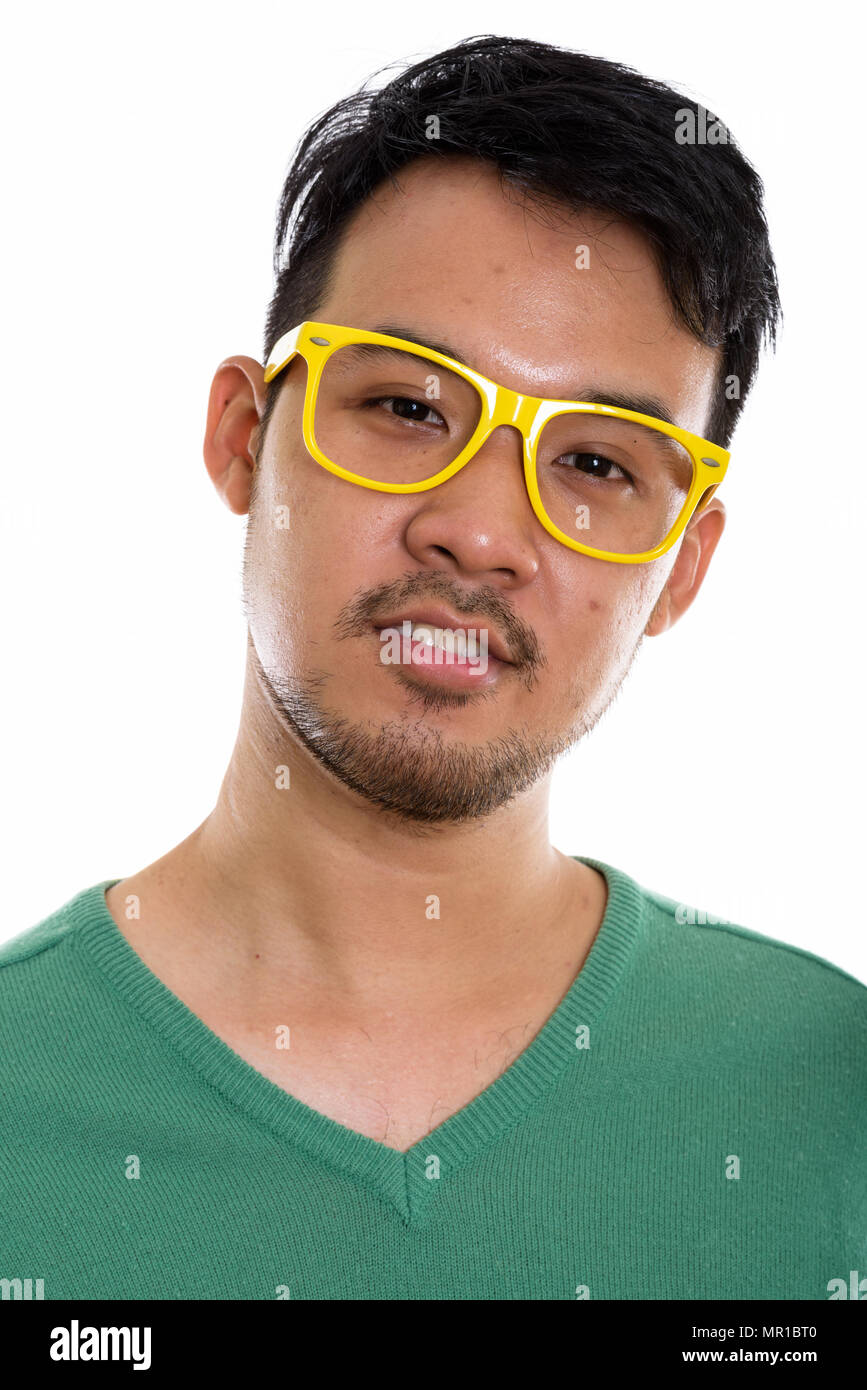 Smiling face asian young man hi-res stock photography and images - Alamy