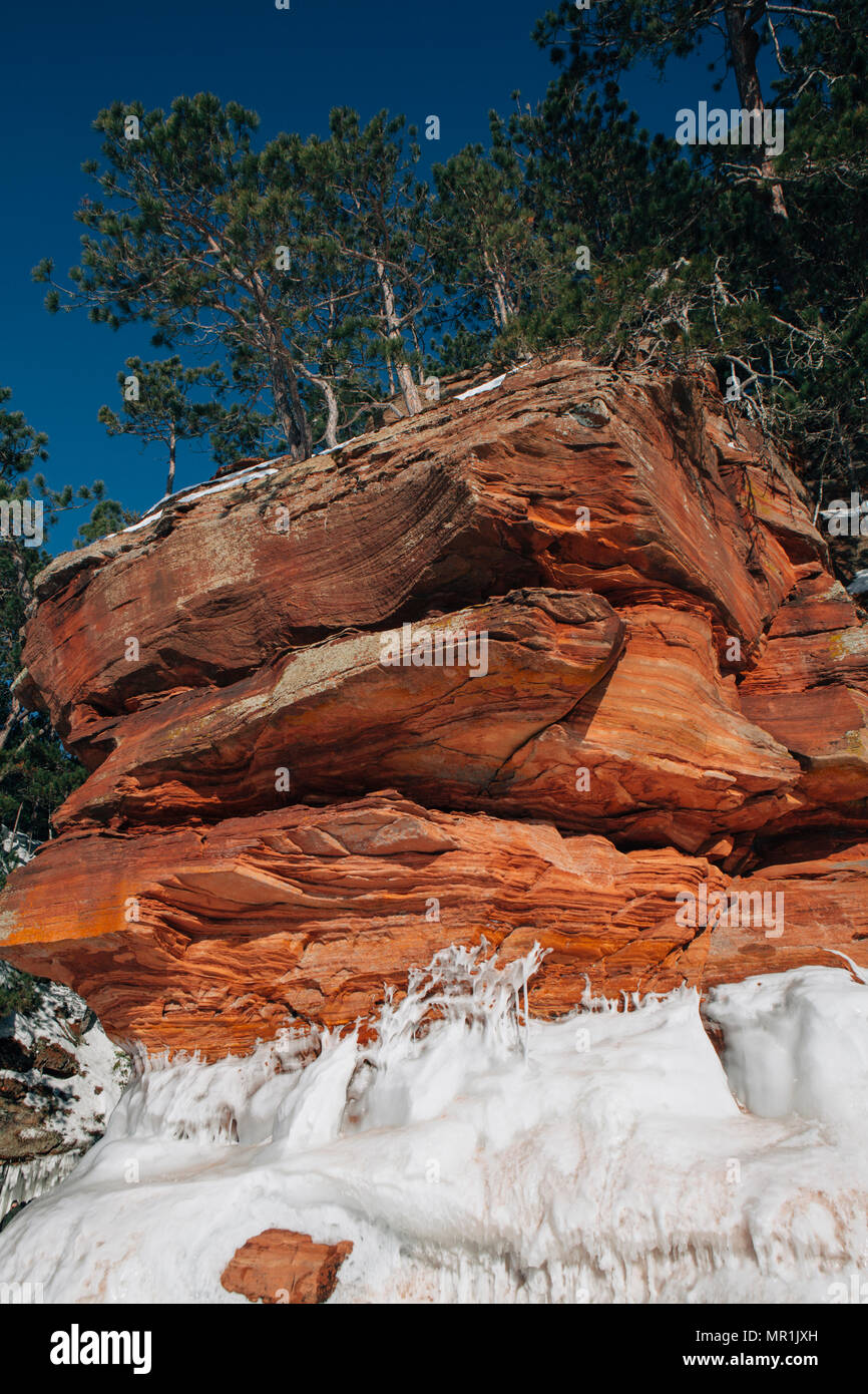 Rock Snow Park Wisconsin High Resolution Stock Photography And Images Alamy