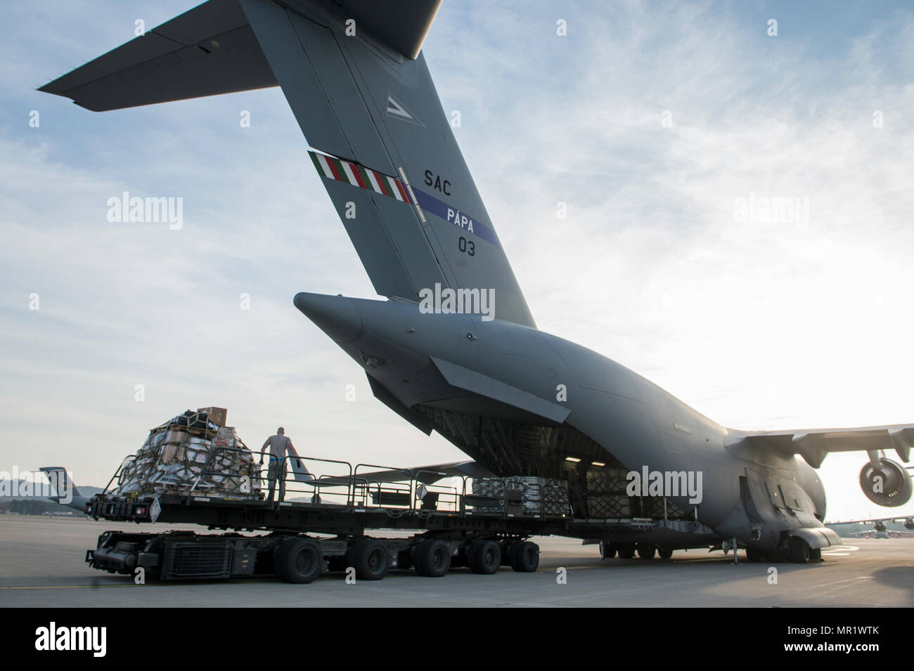 C-17 Globemaster III is a four engine strategic airlift aircraft ...