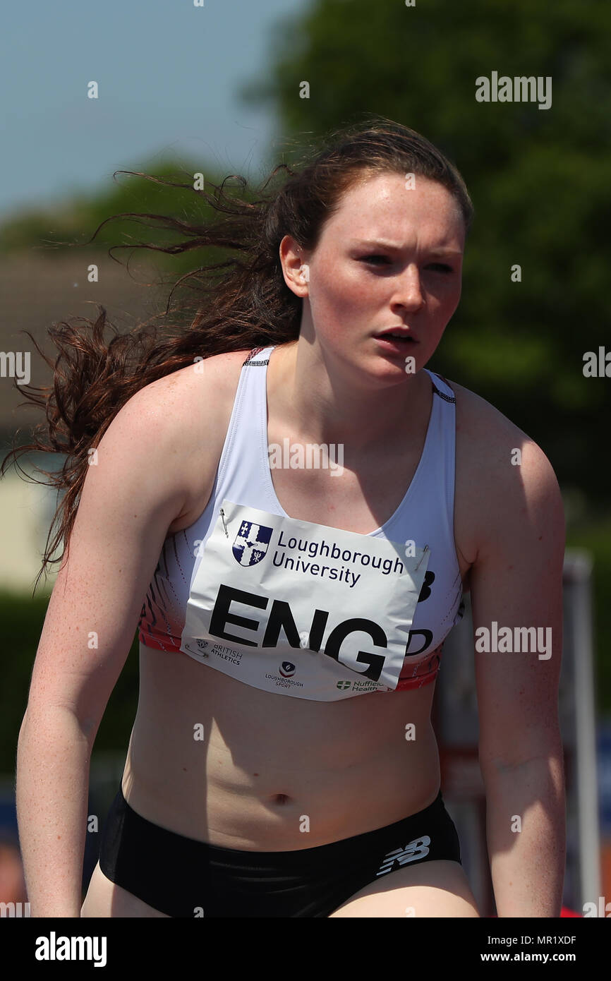 Loughborough, England, 20th, May, 2018. Emily Borthwick competing in