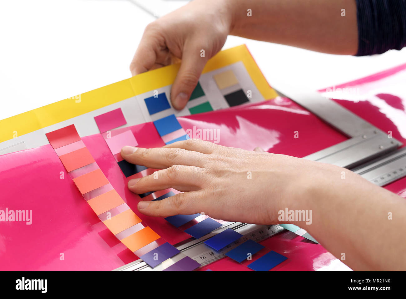 Interior design. Color matching Stock Photo Alamy