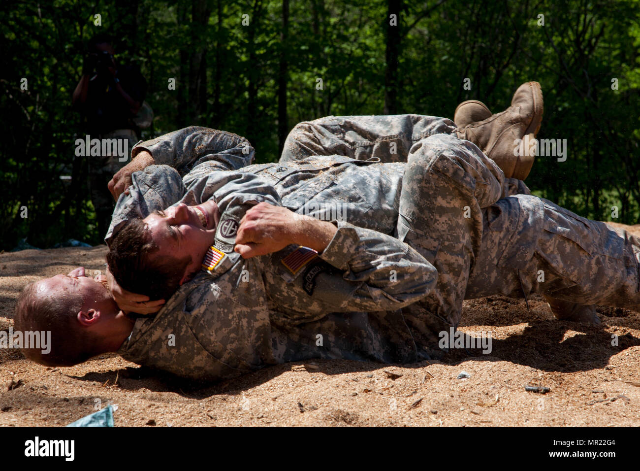 U.S. Army Rangers assigned to the 5th Ranger Training Battalion ...