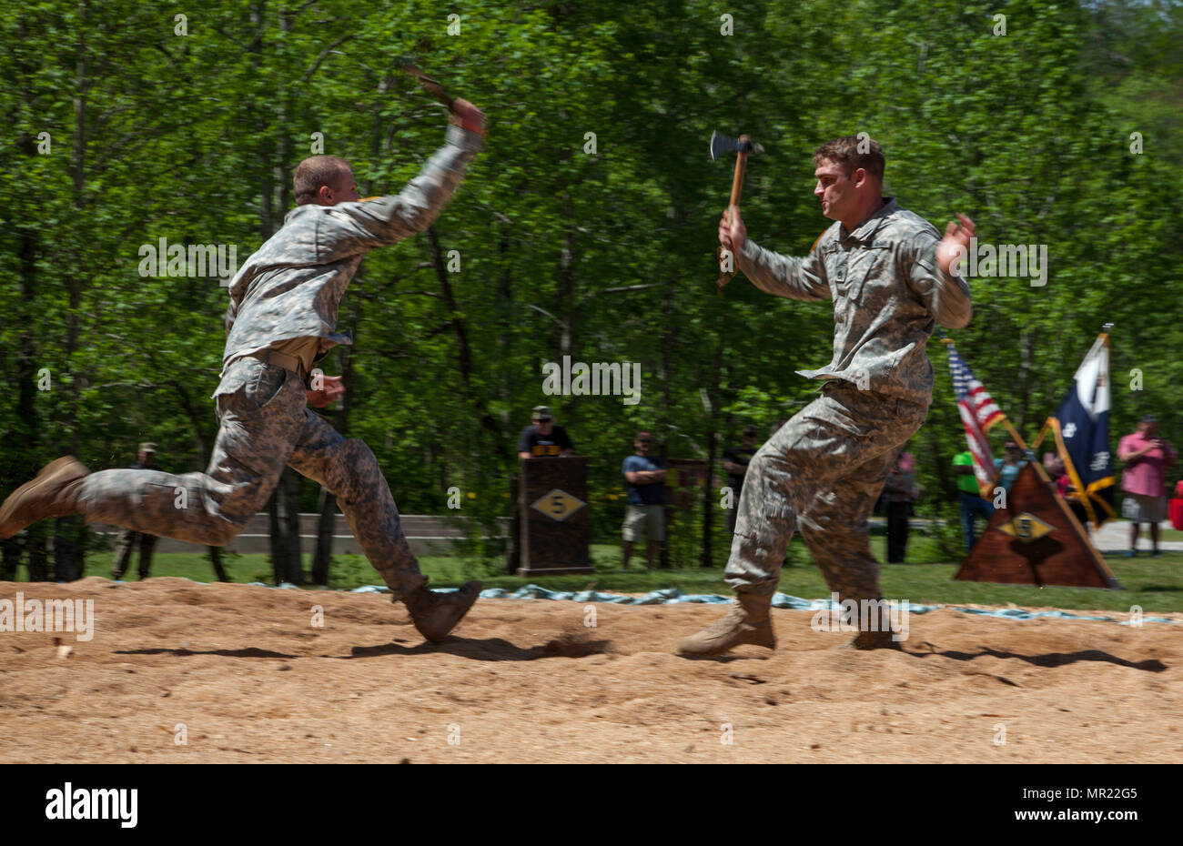 U.S. Army Rangers display their combative capabilities at the 5th ...