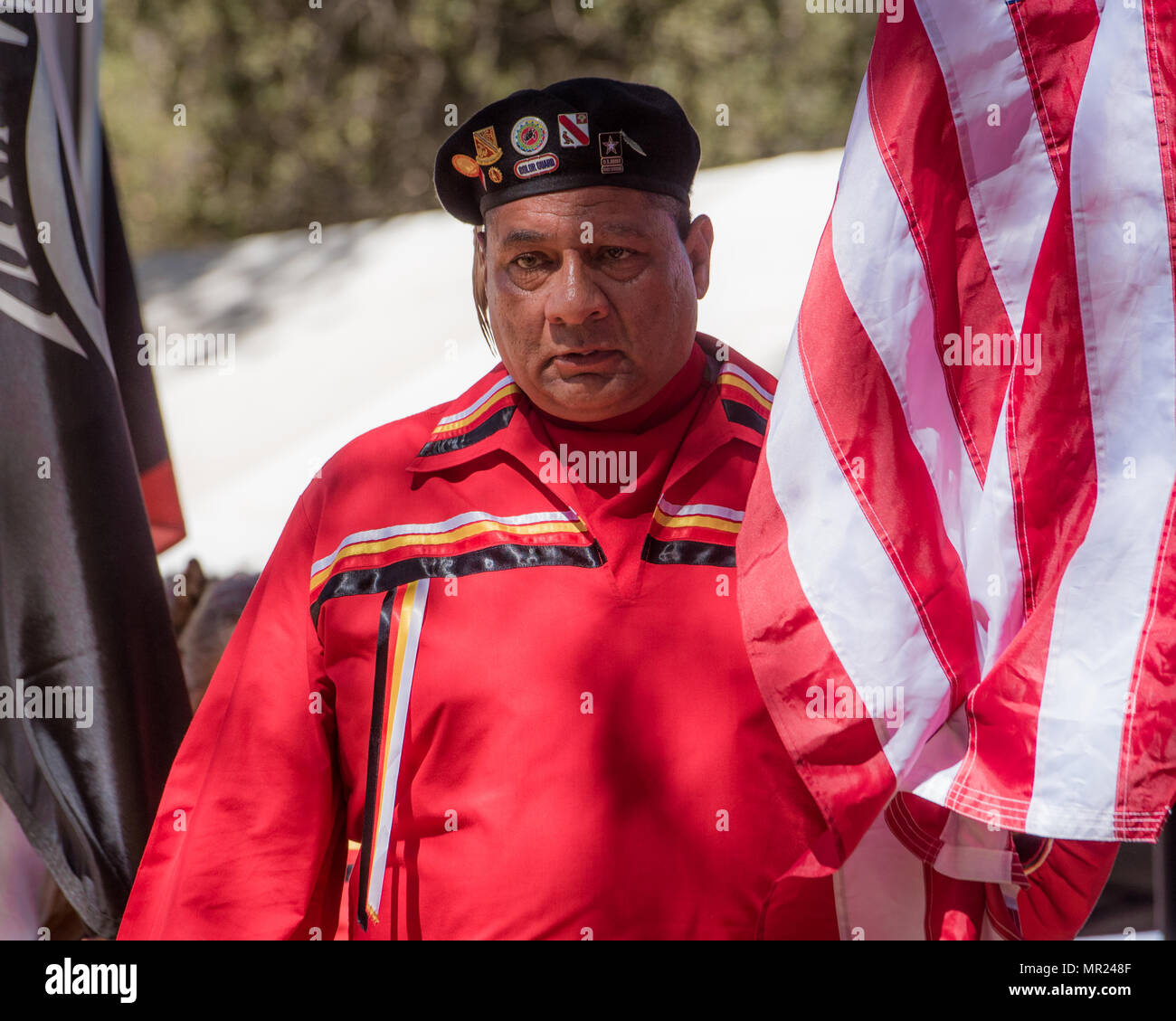 Native American Veteran US Army Aufnäher - Veteran Im Besitz