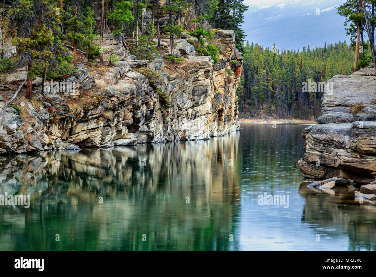 Horseshoe Lake, Jasper National Park, Canada Stock Photo Alamy