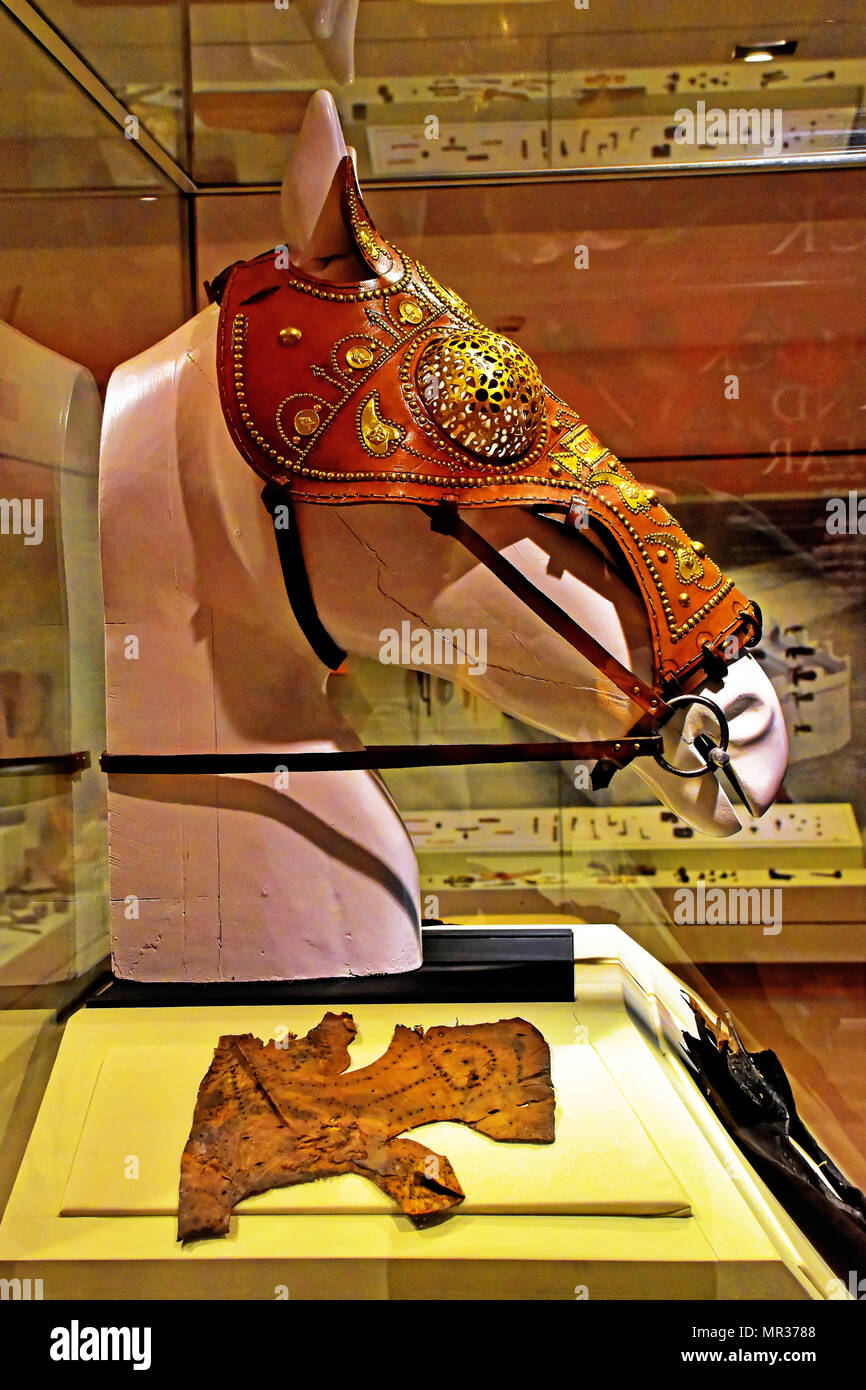 Vindolanda Roman Fort and Museum Northumberland decorated horse bridle ...