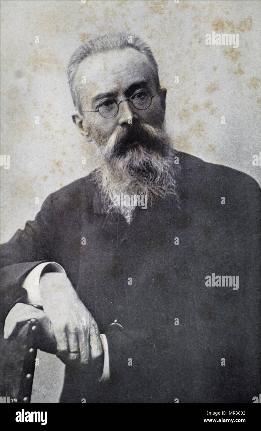Photograph of Nikolai RimskyKorsakov (18441908) a Russian composer