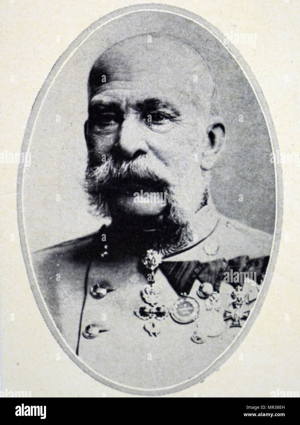 Photographic portrait of Franz Joseph I of Austria (18301916) Emperor of Austria and King of