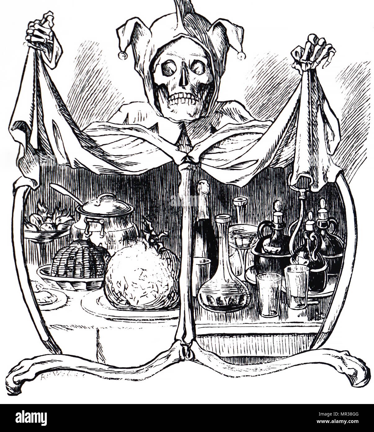 Cartoon titled 'Proposed Regulations in Hygeiopolis'. As hygiene was becoming recognised as essential for the health of the nation, some such as Punch, believed that all of the regulations limited freedom of choice. Dated 19th century Stock Photo