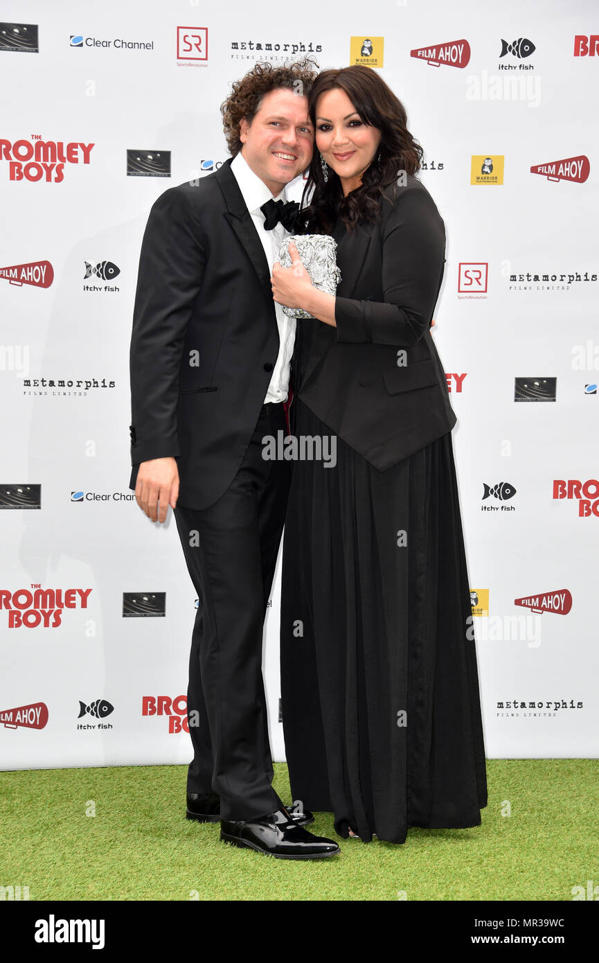 Jack McManus and Martine McCutcheon attending The Bromley Boys World
