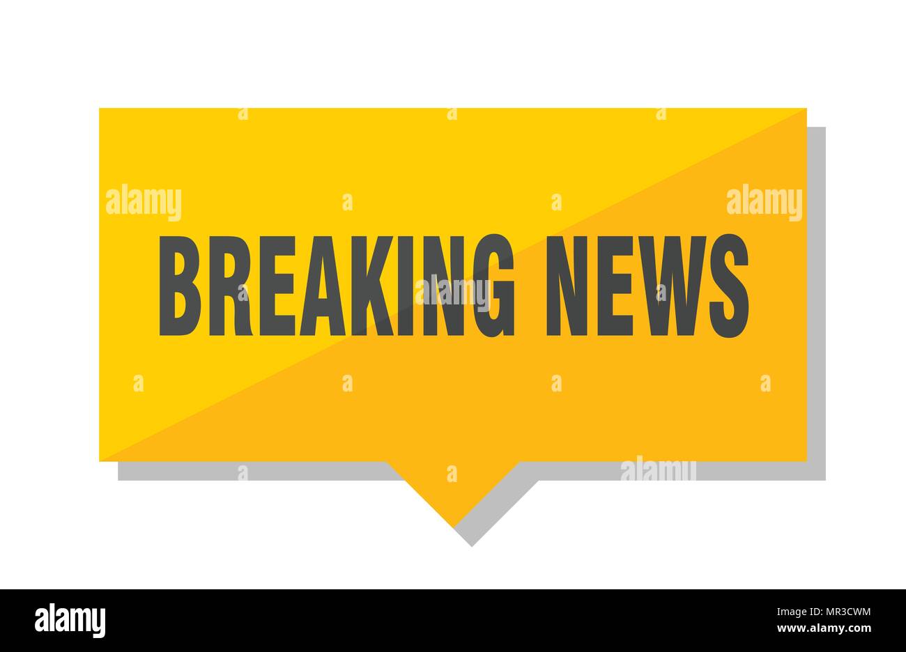 breaking news yellow square price tag Stock Vector Image & Art Alamy